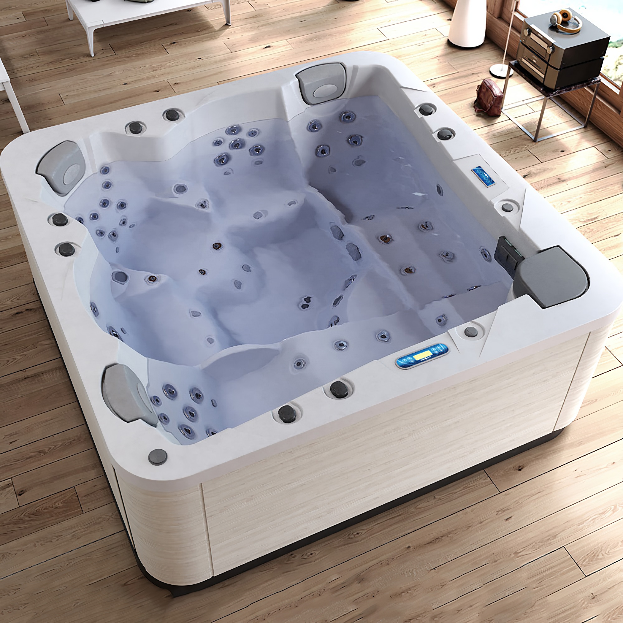 Piscine de spa extérieur XXL pour un grand confort de bien-être - Gyasi