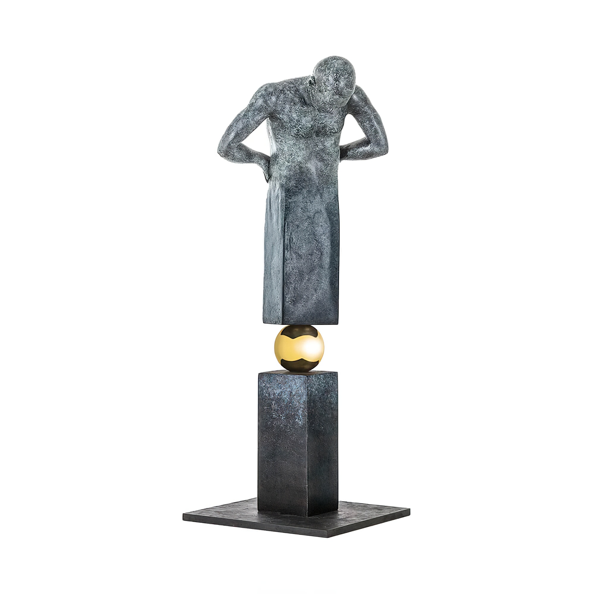 Buste en bronze Balance en édition limitée d'artiste - That is the question