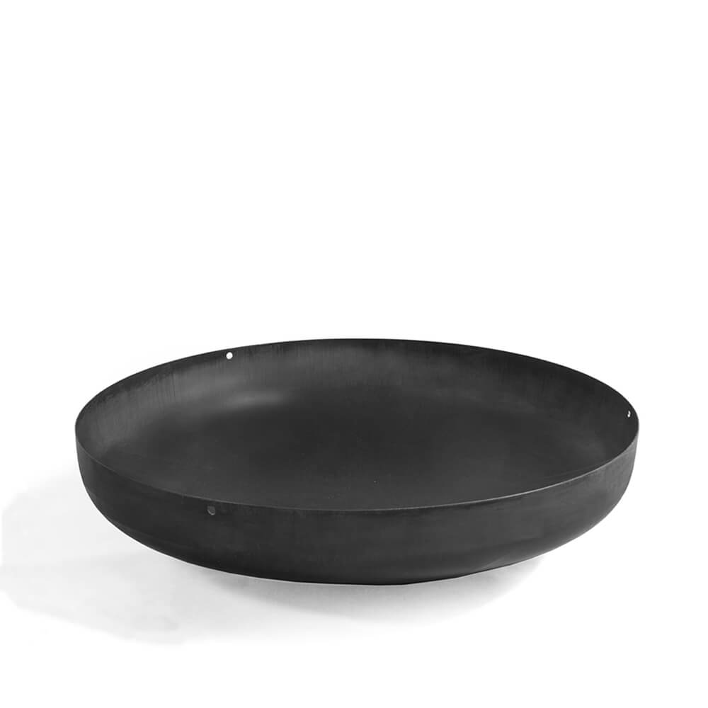 Poêle wok en acier sur grand trépied - chaîne réglable en longueur - Skyros trépied / 60cm / avec manivelle