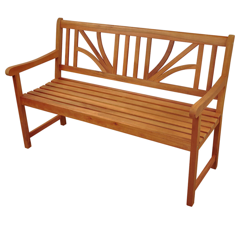 Joli banc pour le jardin et le parc en bois - 2,5 places - Banc Corymbia