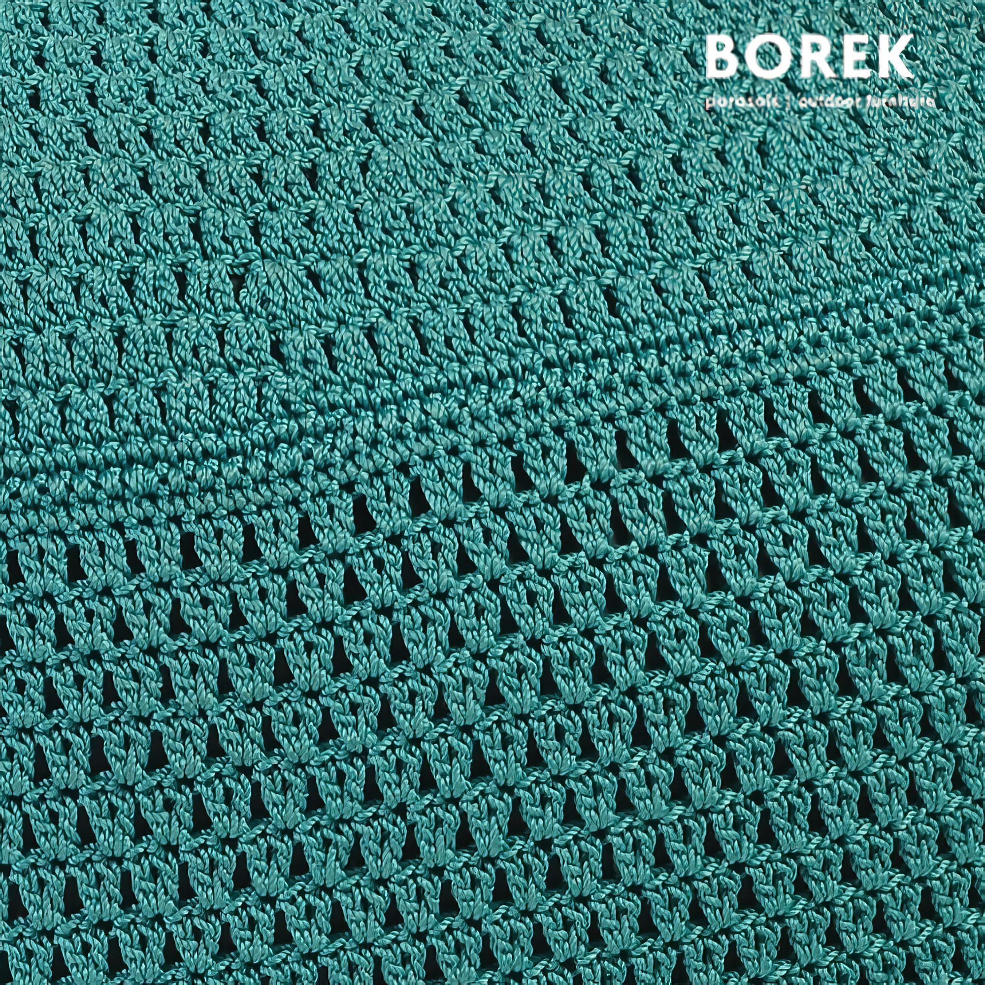 Pouf d'extérieur - vert - Borek - Corde Ardenza - Crochette Coussin d'assise