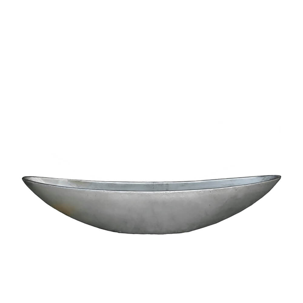 Bateau à planter - Intérieur - Polystone - Argent - Elunam