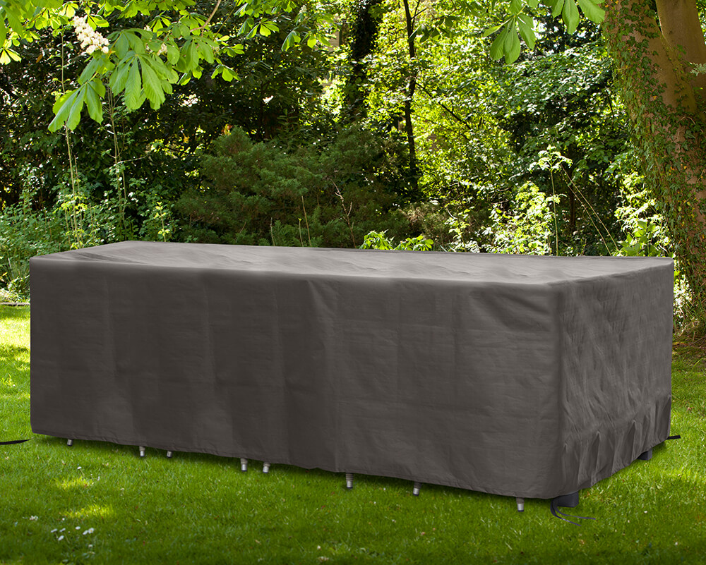 Housse grise pour chaise longue à roulettes 200x75cm - Housse Funa