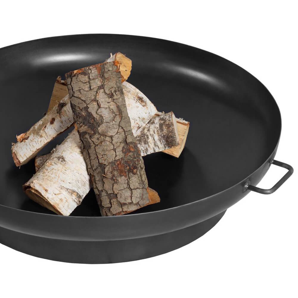 Bol de feu solide sur socle bas - Foyer pour le jardin - Bol de feu Vatra / 60cm / sans couvercle