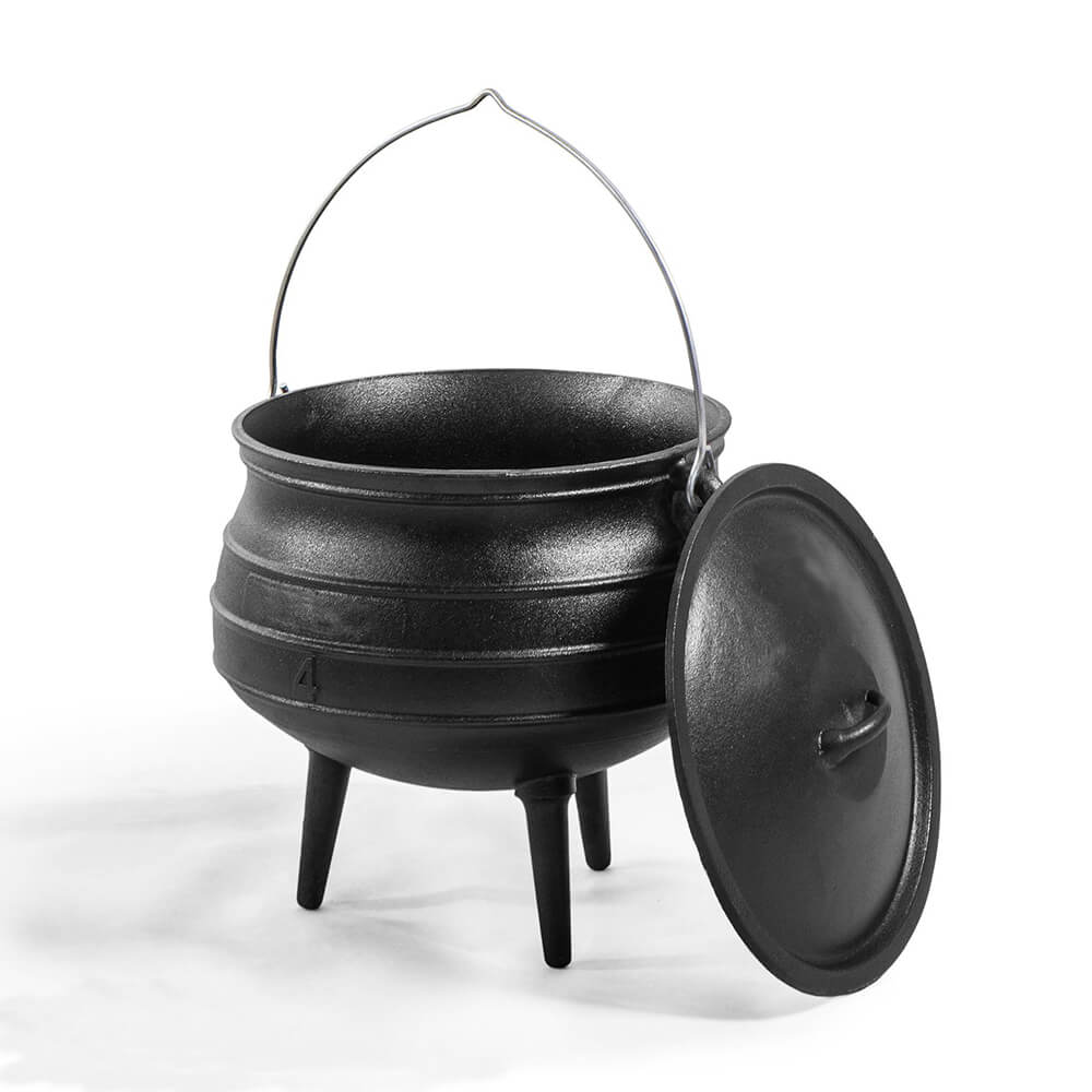 Chaudière en fonte avec 3 pieds - à poser ou à suspendre - Kaniko Kessel / 6Liter