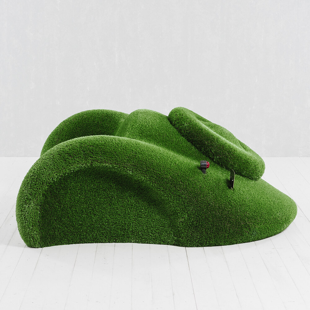 Banc de jardin voiture - Topiaire - GRP & gazon artificiel - Fenena