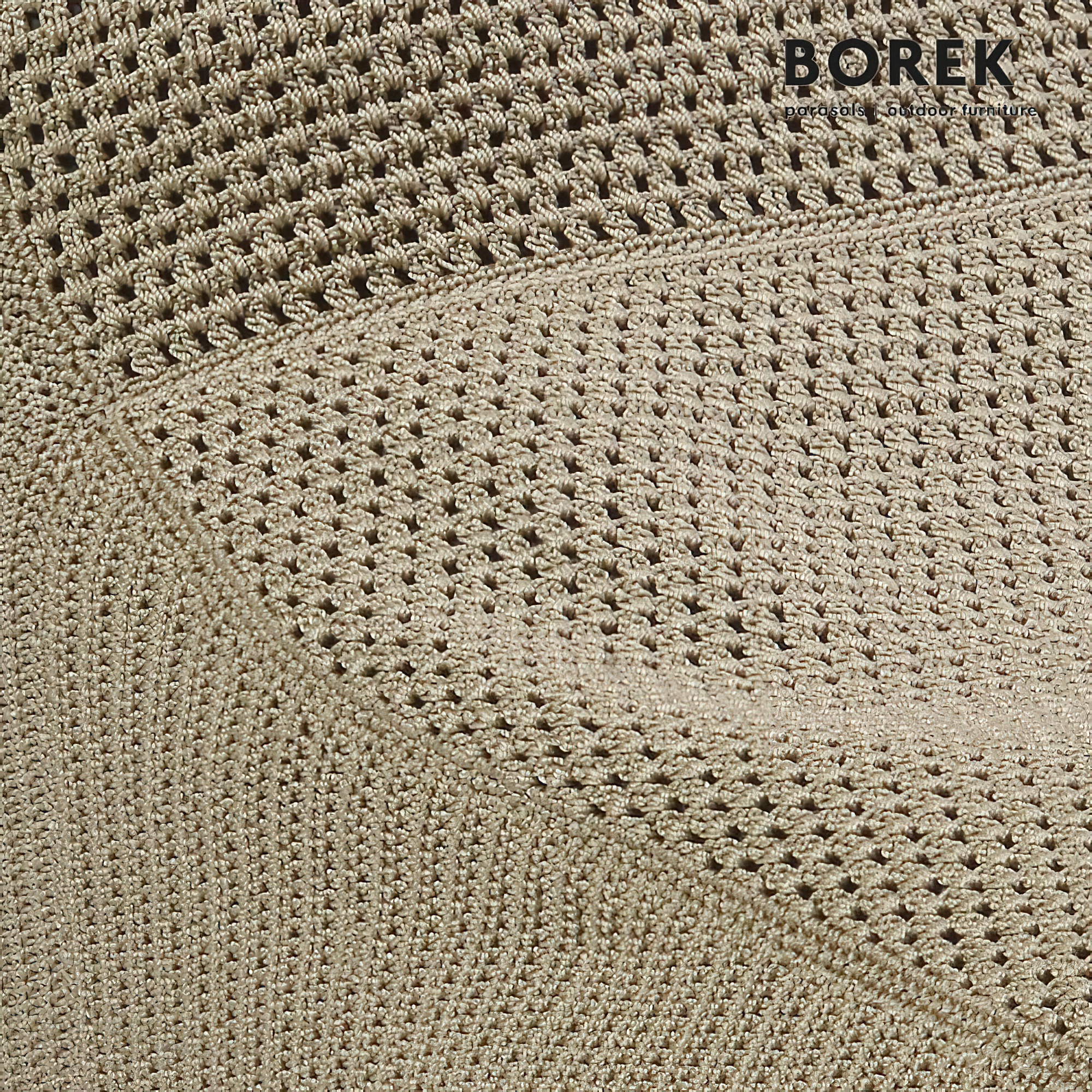 Pouf moderne pour l'extérieur en beige - Borek - grand - Leno Pouf