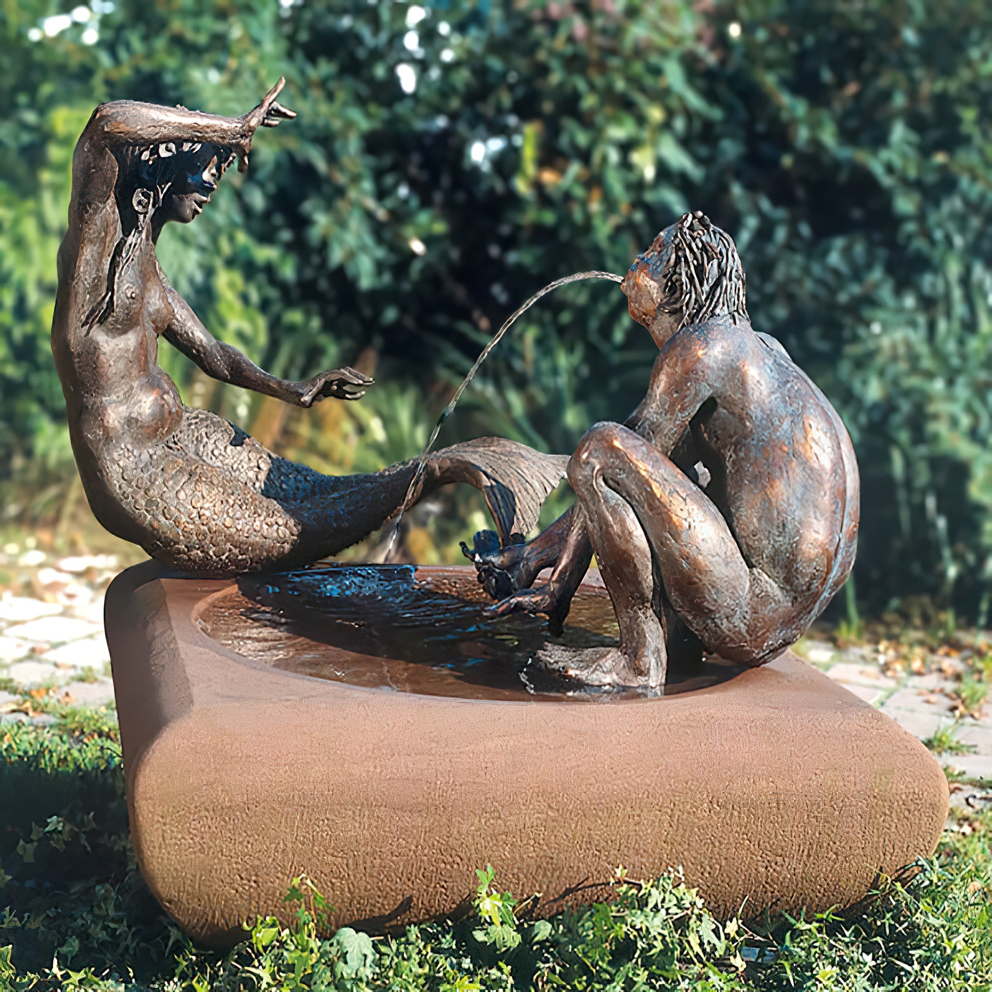 Sirène figure de bronze de l'édition limitée - La sirène