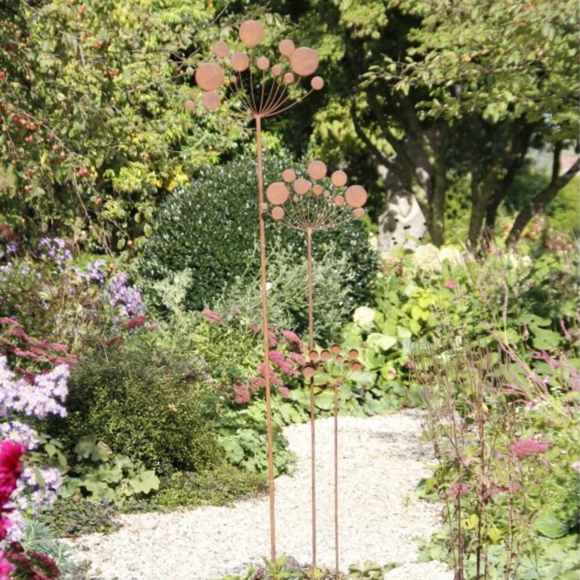 Set de fleurs de jardin en métal - Willow