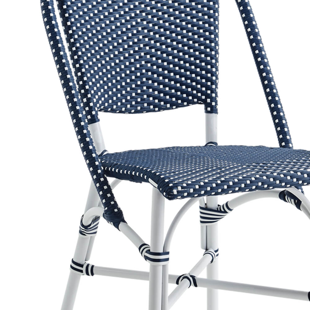 Chaise empilable pour le jardin avec motif Dot - Chaise de jardin Risa