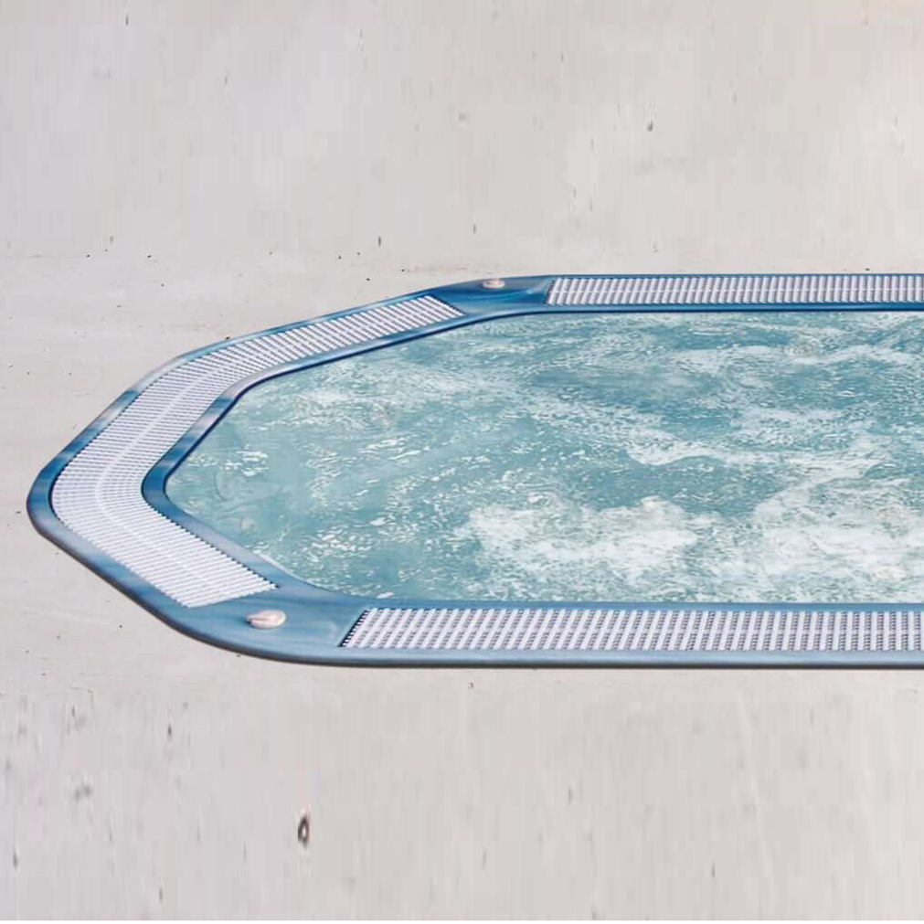 Whirlpool XXL à encastrer de 13 places pour l'espace bien-être - Talea / avec système de filtration et de pompage