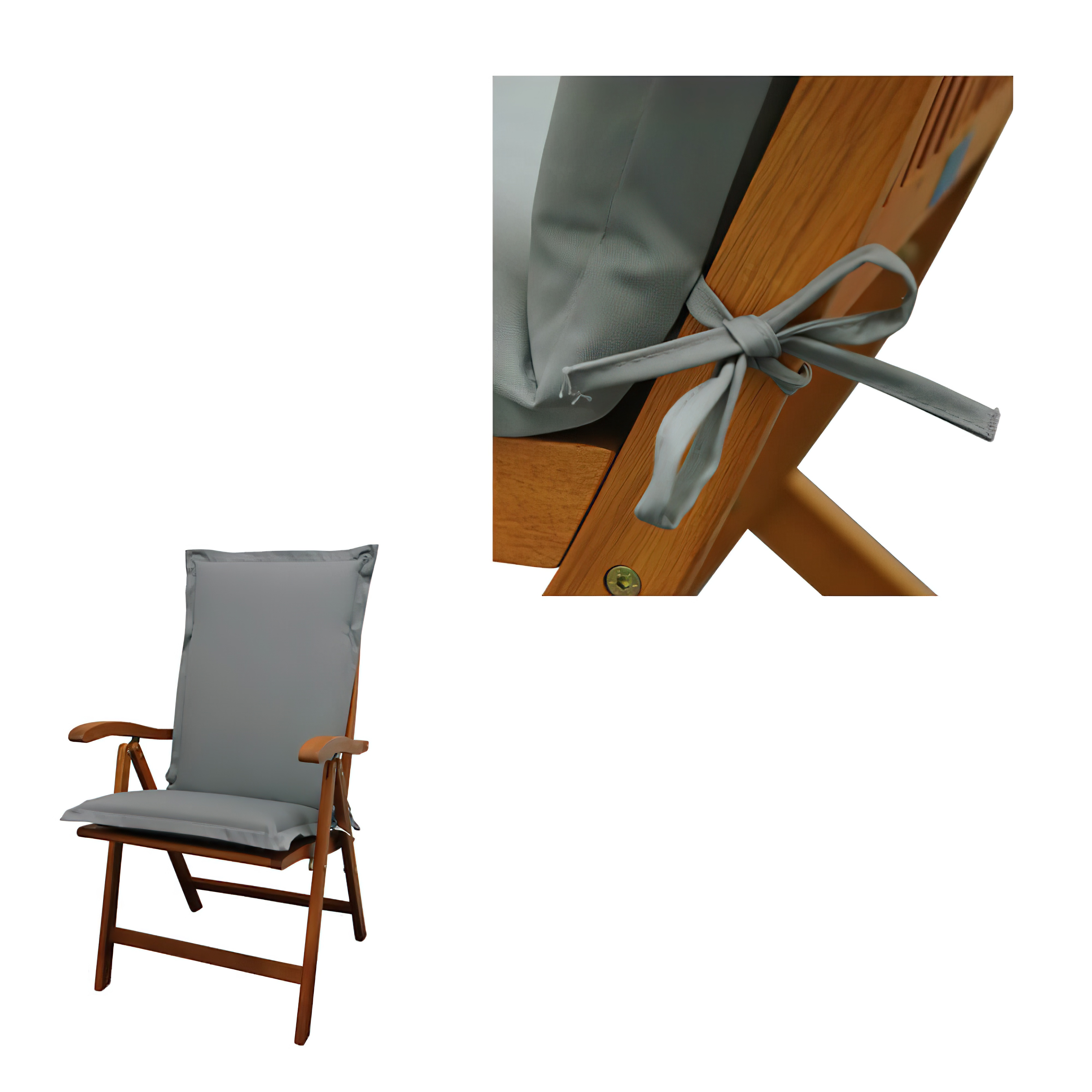 Couvre-chaises modernes à dossier haut en polyester pour chaises de jardin - Mollis couvre-chaises / Jaune