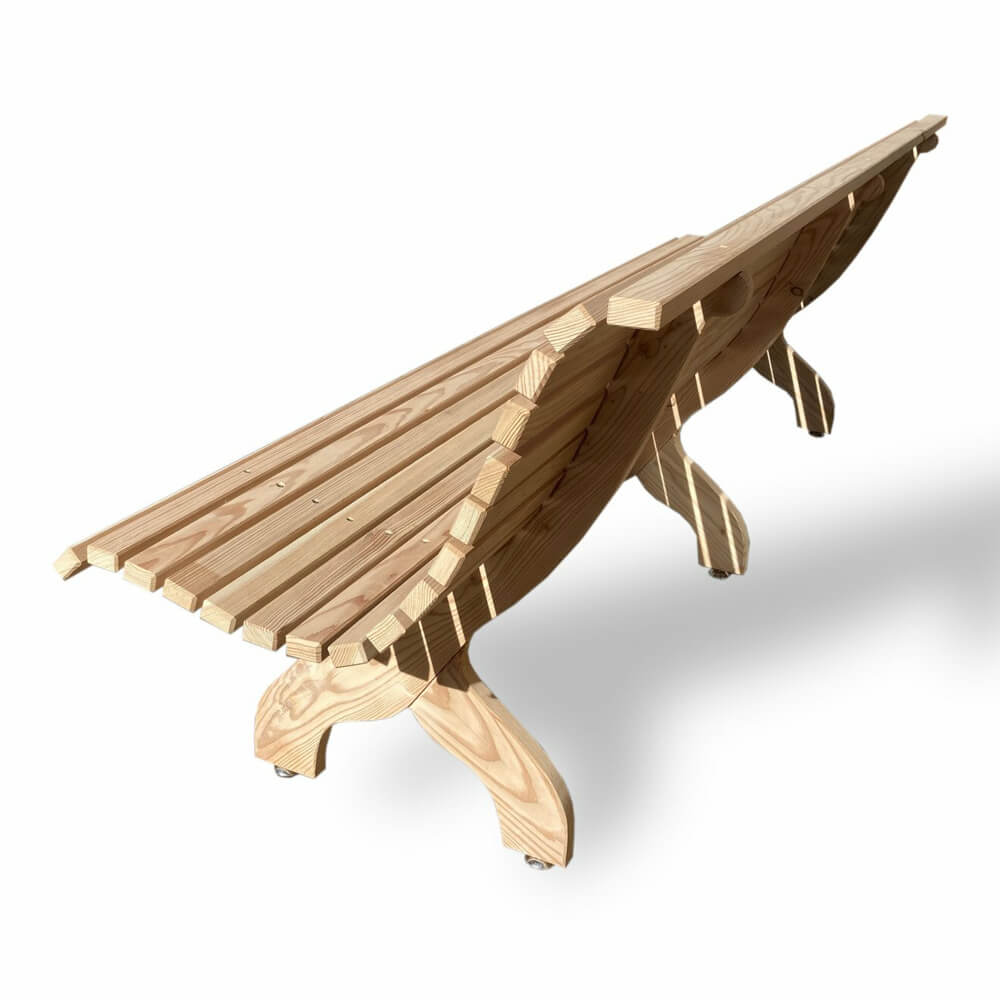 Banc en bois XXL pour le jardin de l'artisanat traditionnel - Banca Imponente / 200cm