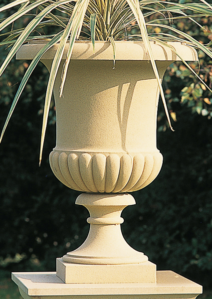 Grand pot de fleurs historique - Plympton Castle / Terracotta