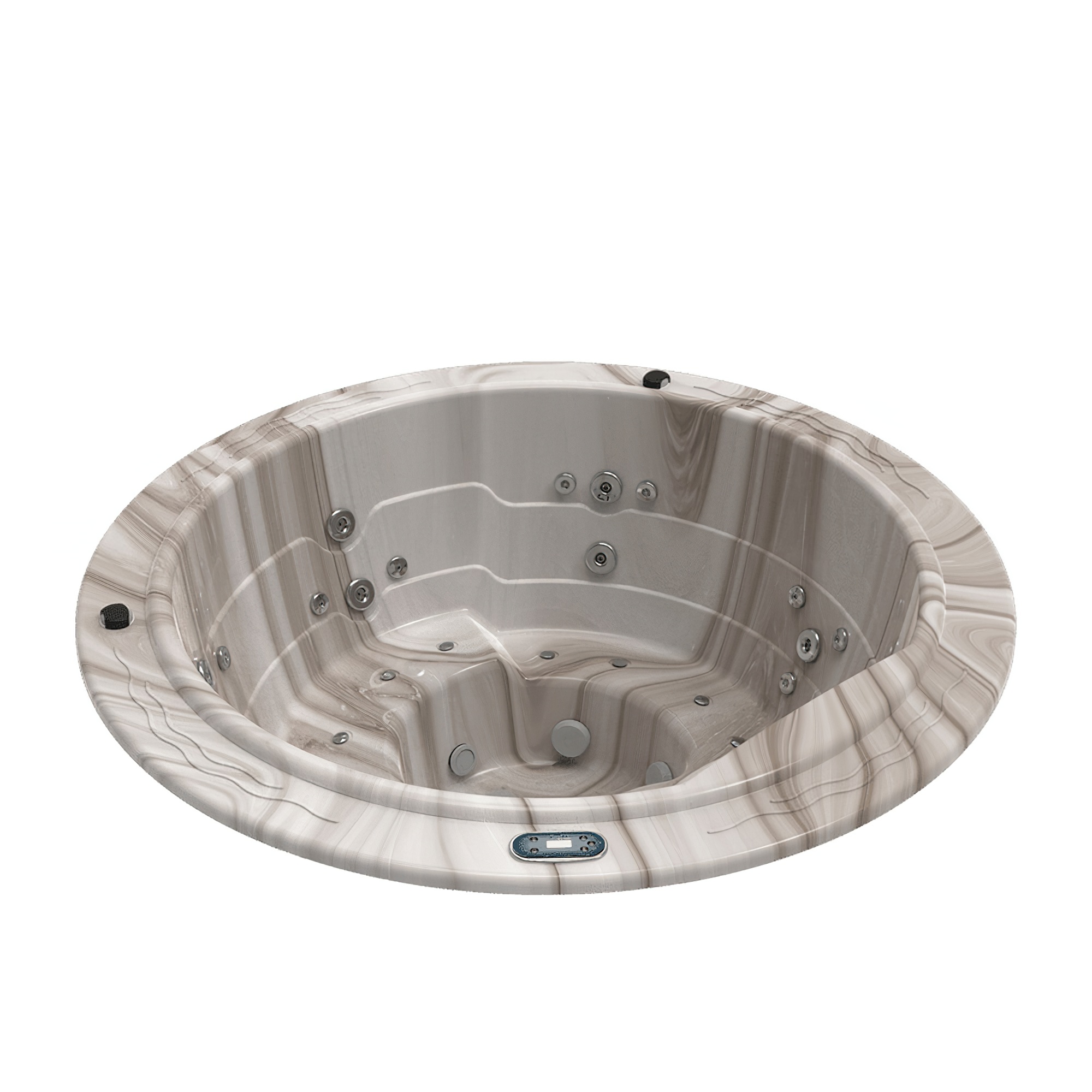 Spa rond à encastrer avec fonction massage - Pala / avec système de filtration et de pompage