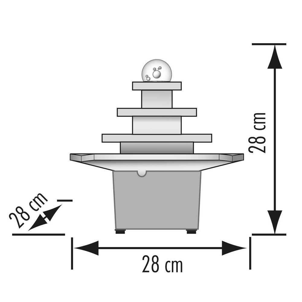 Petite fontaine d'intérieur Humidificateur - Lian