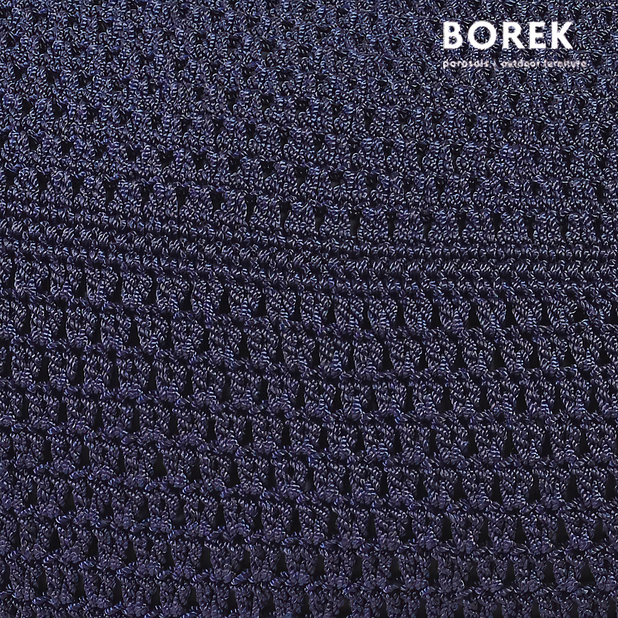 Coussin de sol de jardin - Pouf - marine - Borek - corde Ardenza - Coussin de siège en crochet