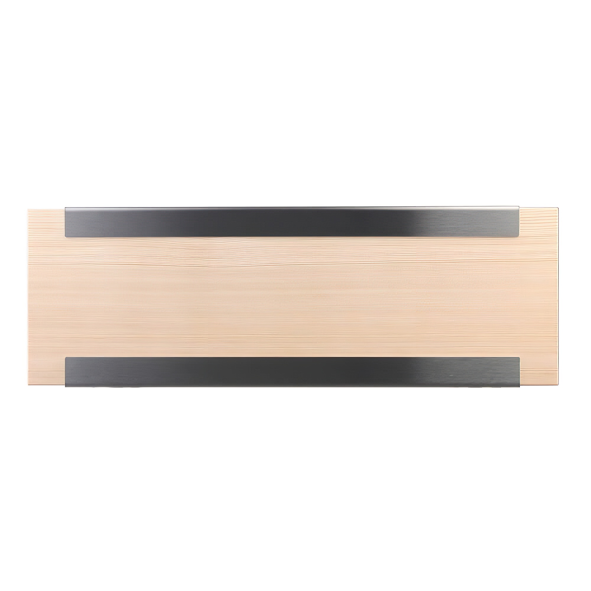 Rouleau à journaux design en acier inoxydable & bois - Alekto