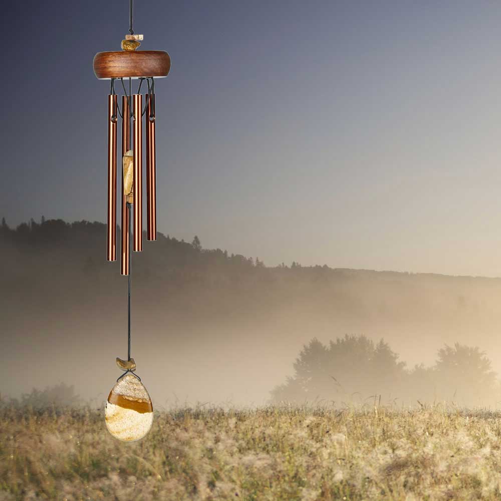 Carillon éolien en métal Woodstock Precious Stones Chimes - Prairie Jasper