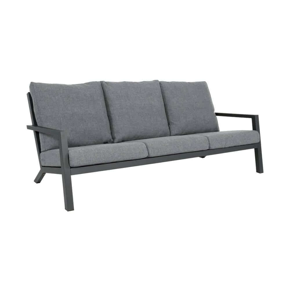 Ensemble de salon en aluminium gris - jusqu'à 6 personnes - Loungegruppe Muran