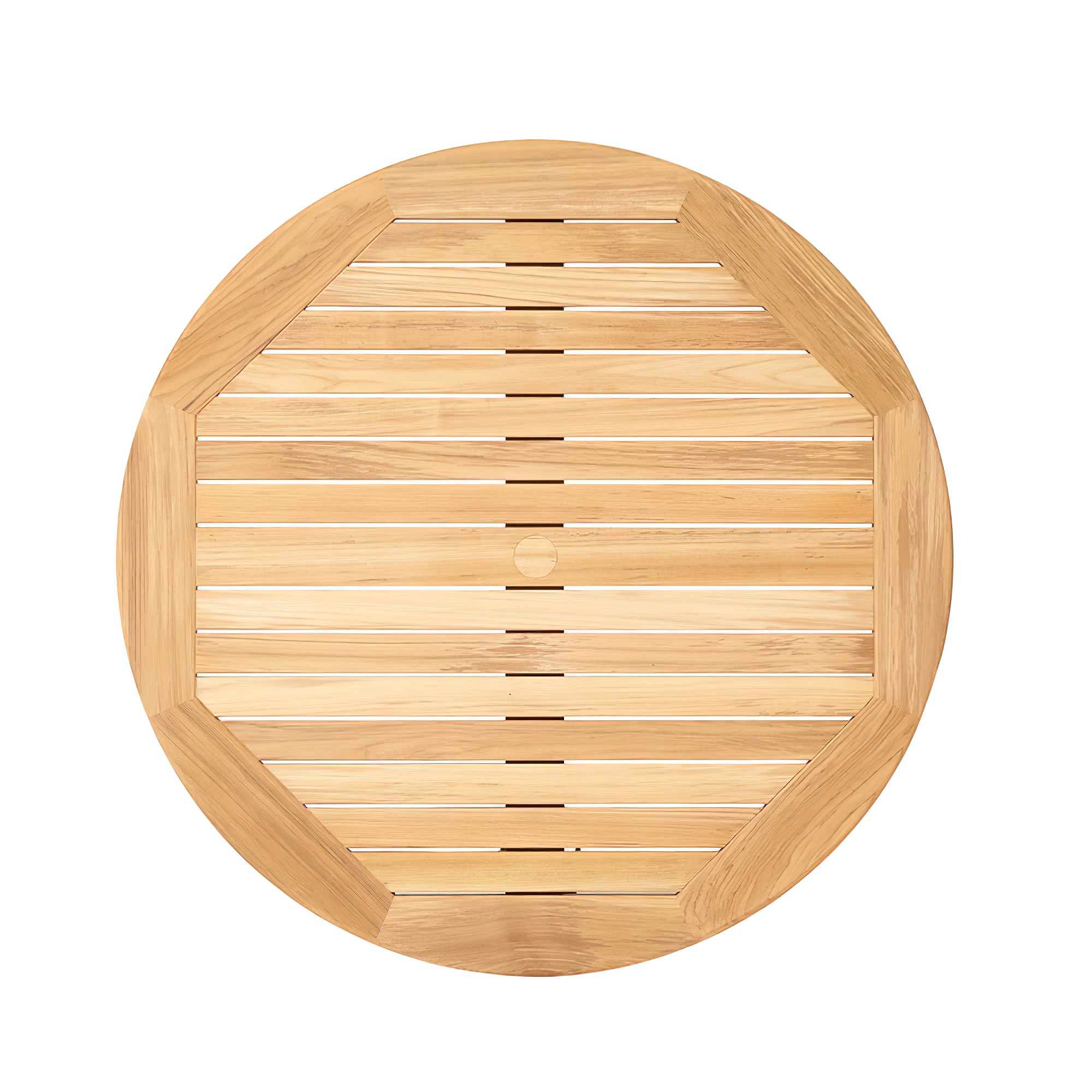 Table de jardin en bois robuste - ronde - teck - Ava table de jardin / 100cm
