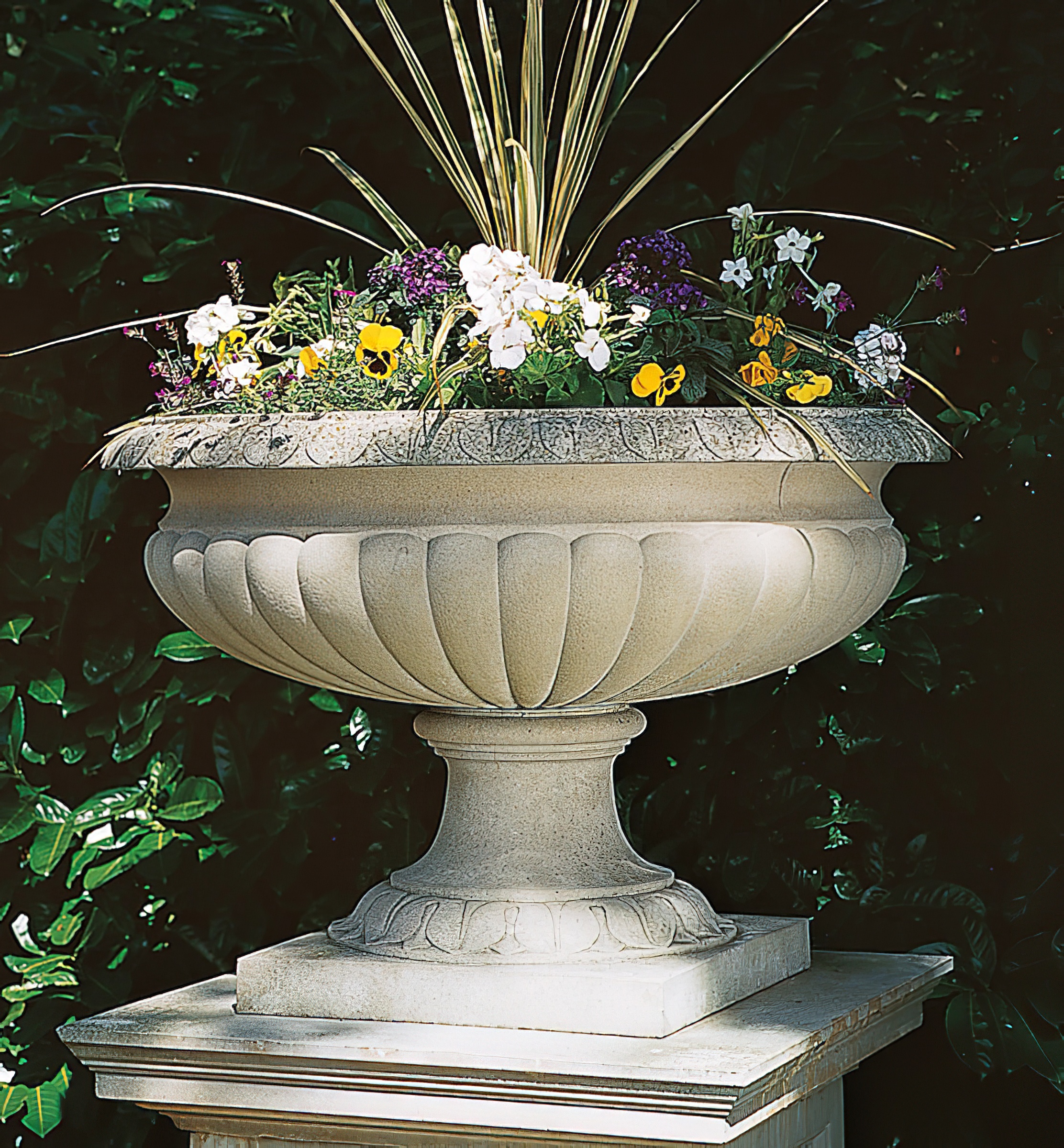 Vase de jardin en grès antique - Palais de Whitehall / Terracotta