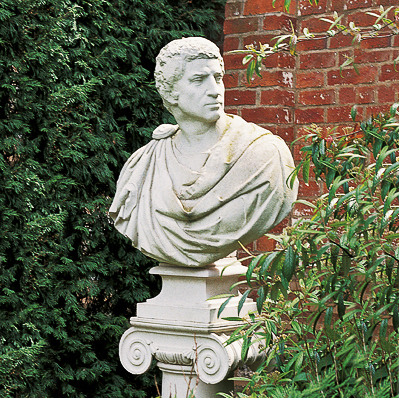 Acheter Buste de jardin en pierre - Brutus / Terre cuite