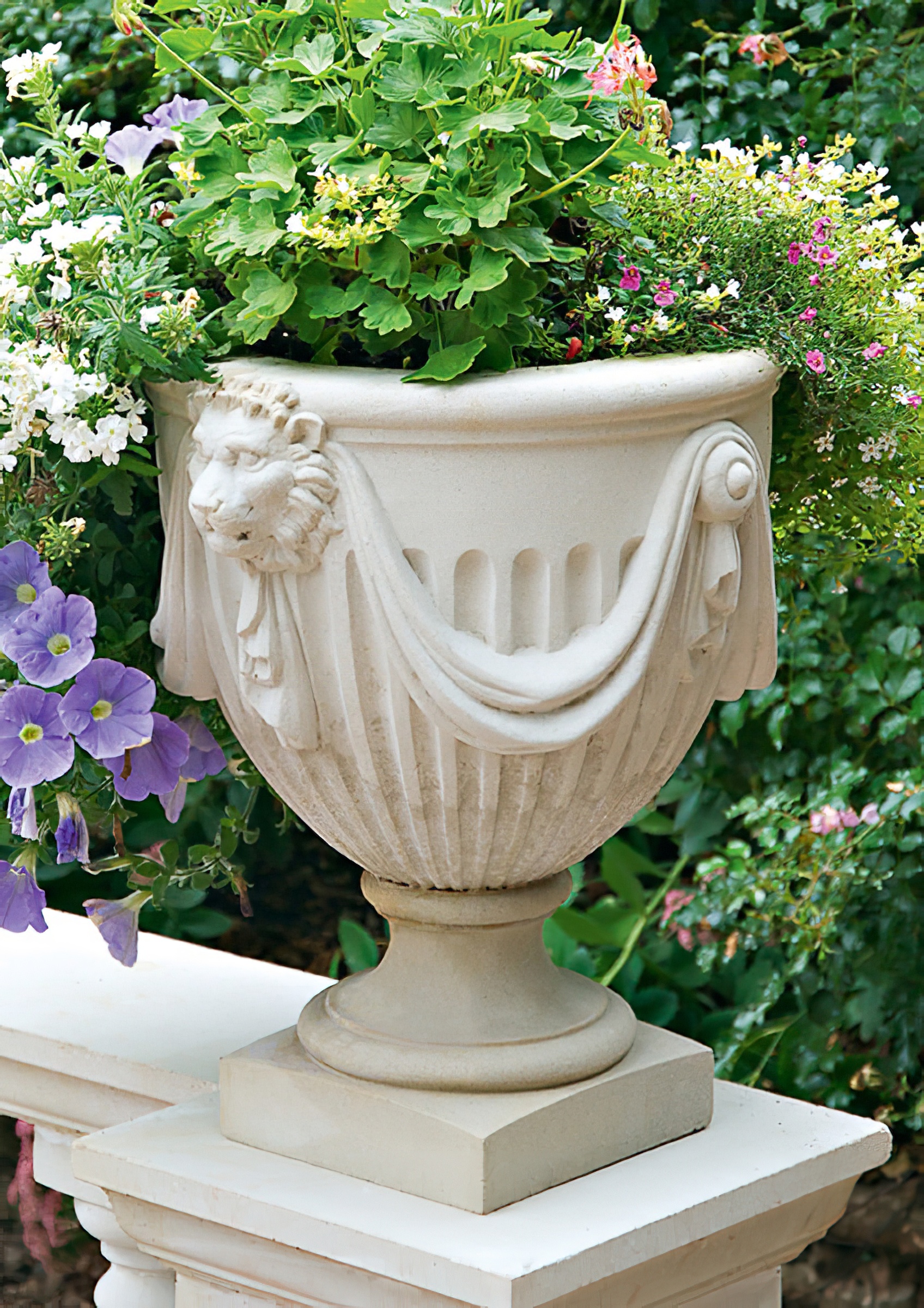 Vase de jardin antique - Colworth House / Terracotta