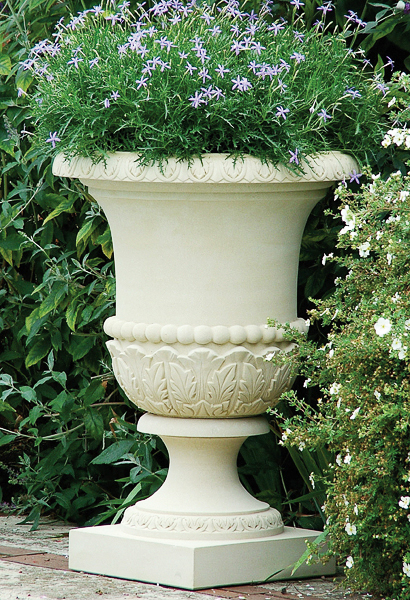 Amphore en pierre antique - Benham Park / Portland blanc