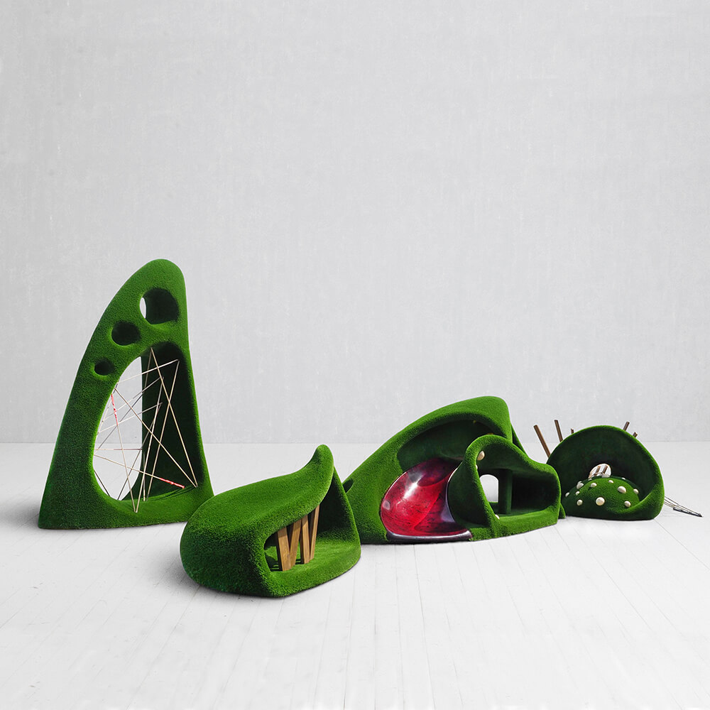 Set de jeux fantaisie Topiary - déco de jardin résistant aux intempéries - Gaudi Set