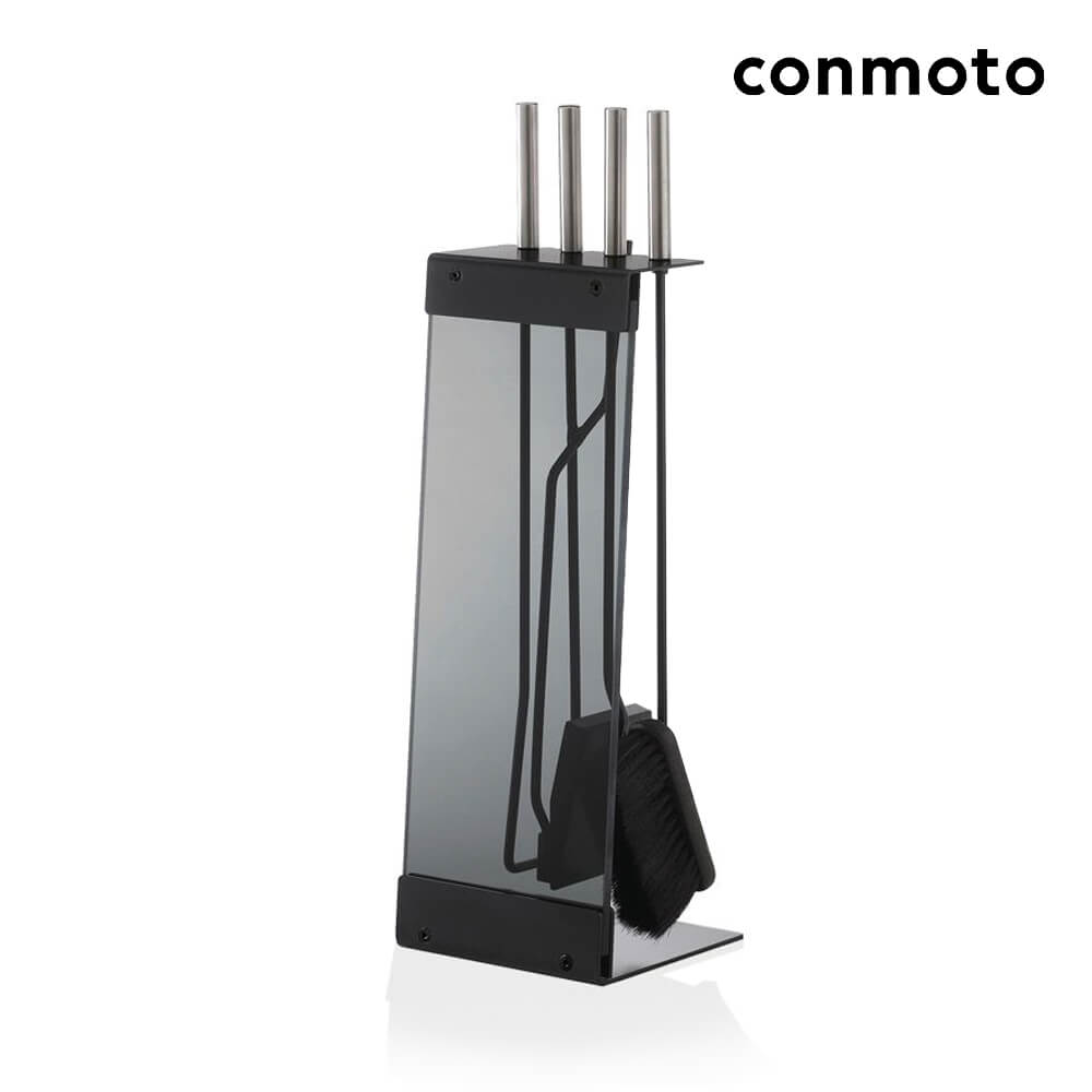 Accessoires de cheminée - Couverts à poser avec verre - anthracite - Couverts de cheminée Teras