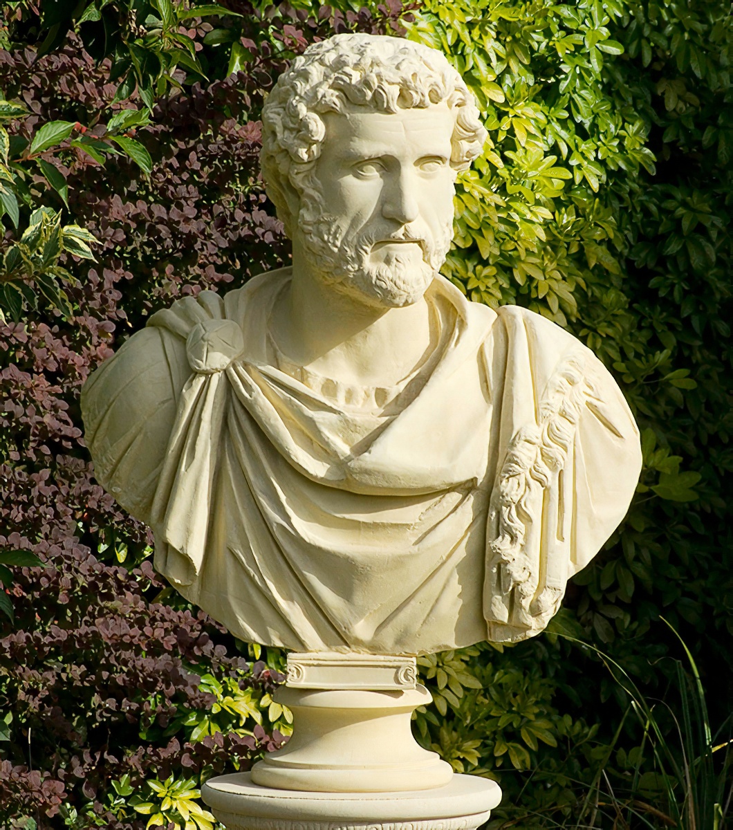 Réplique de buste antique - Antoninus Pius / Sable