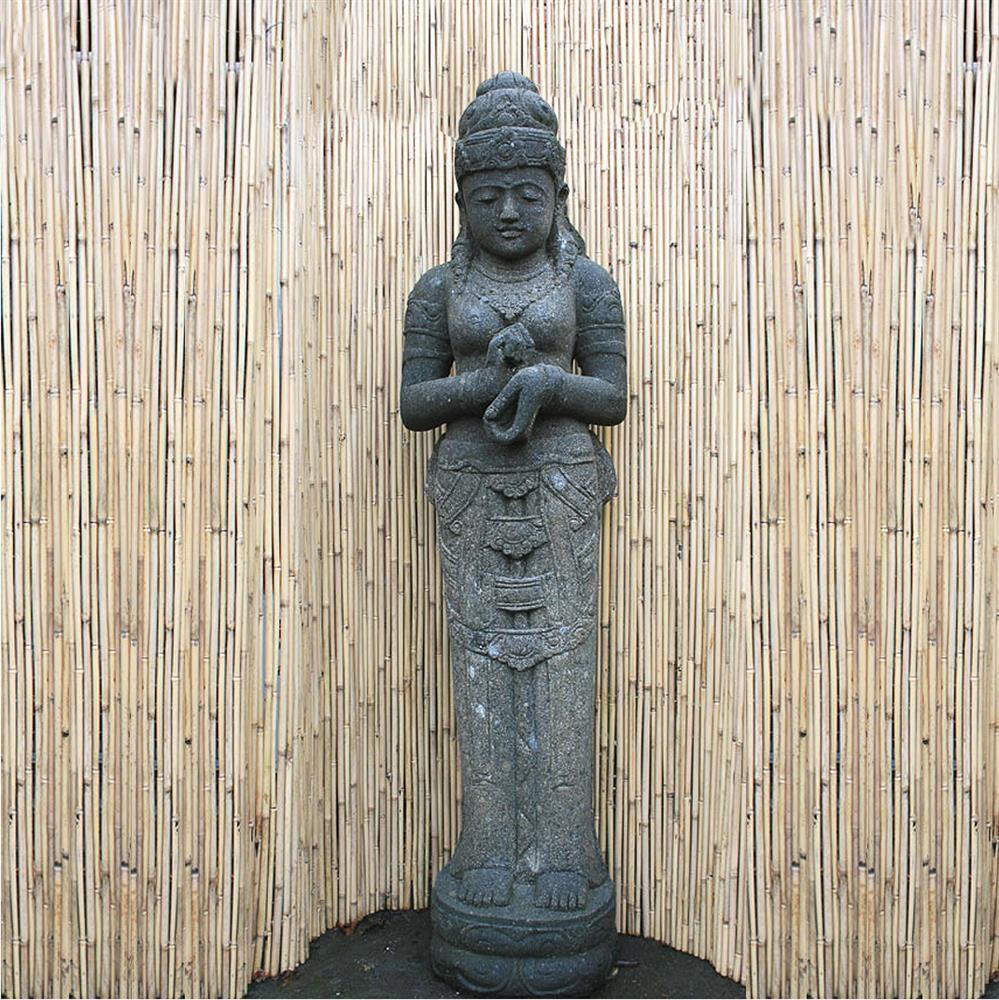 Sculpture Dewri Sri debout - pierre naturelle / 175 cm