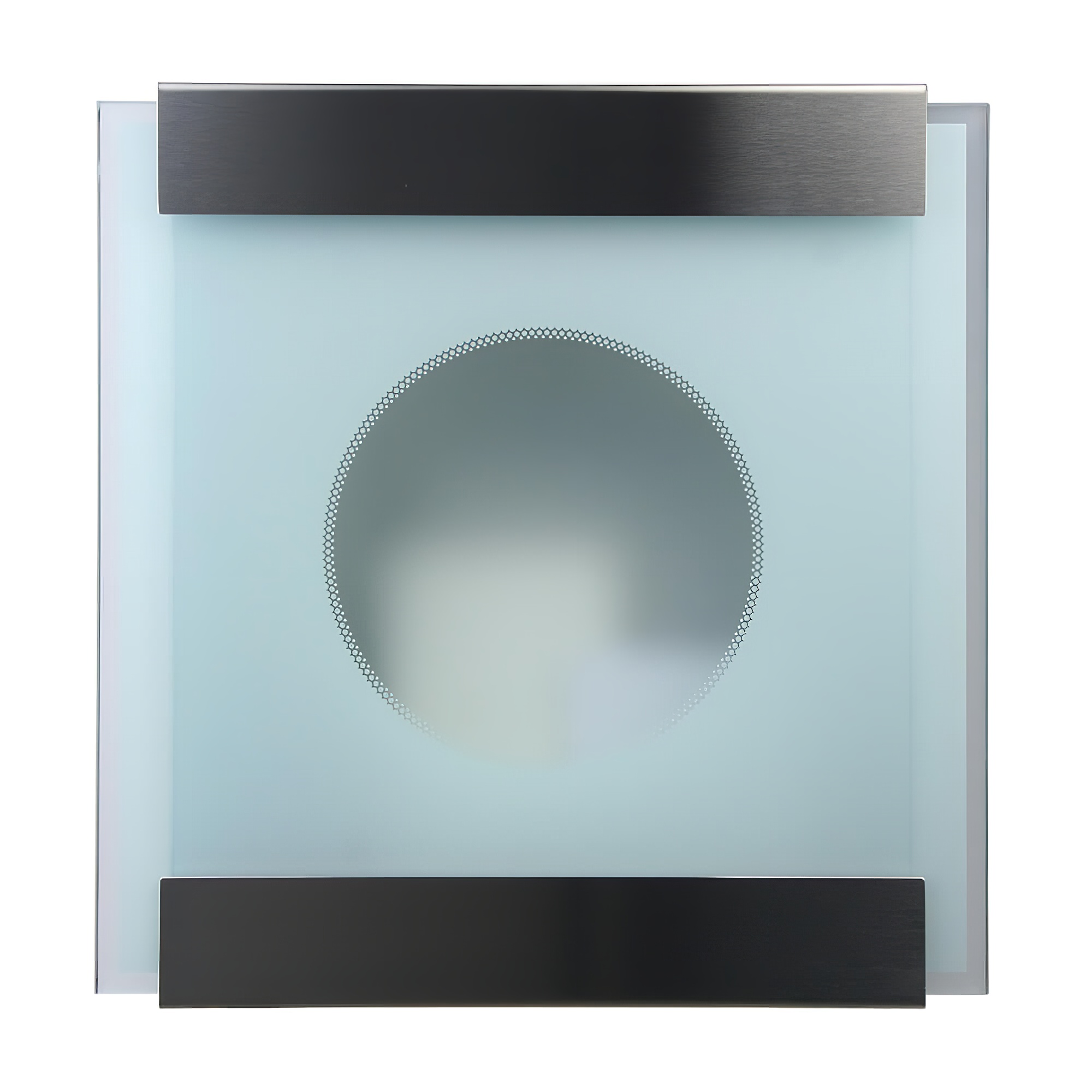 Boîte aux lettres design moderne en acier inoxydable & verre - Demeter