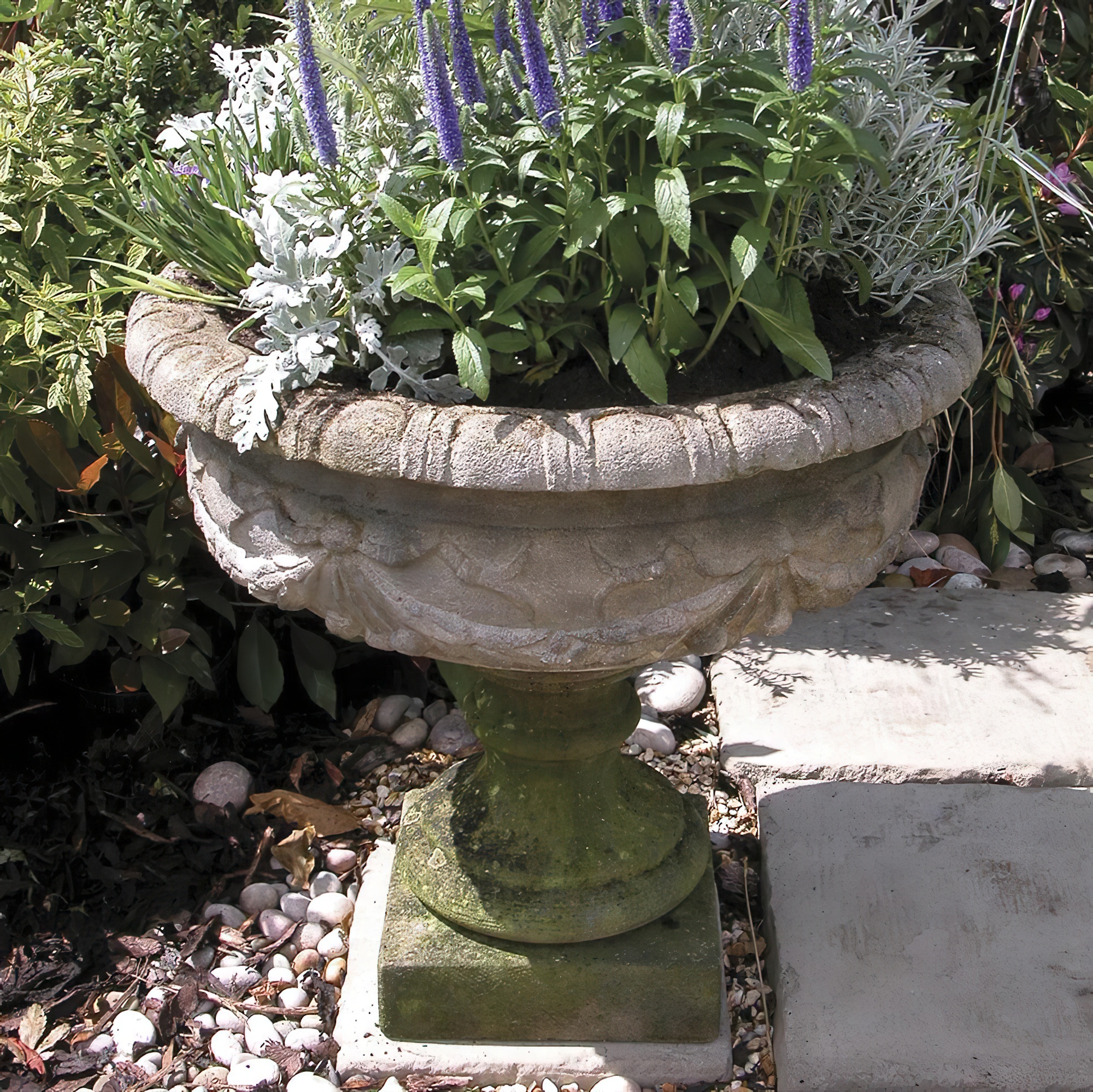 Jardin antique amphore à plantes - Yorkshire